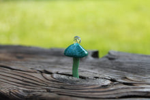 Load image into Gallery viewer, Fairyland Fungus Glass Sculpture - Delightful Miniature Mushroom
