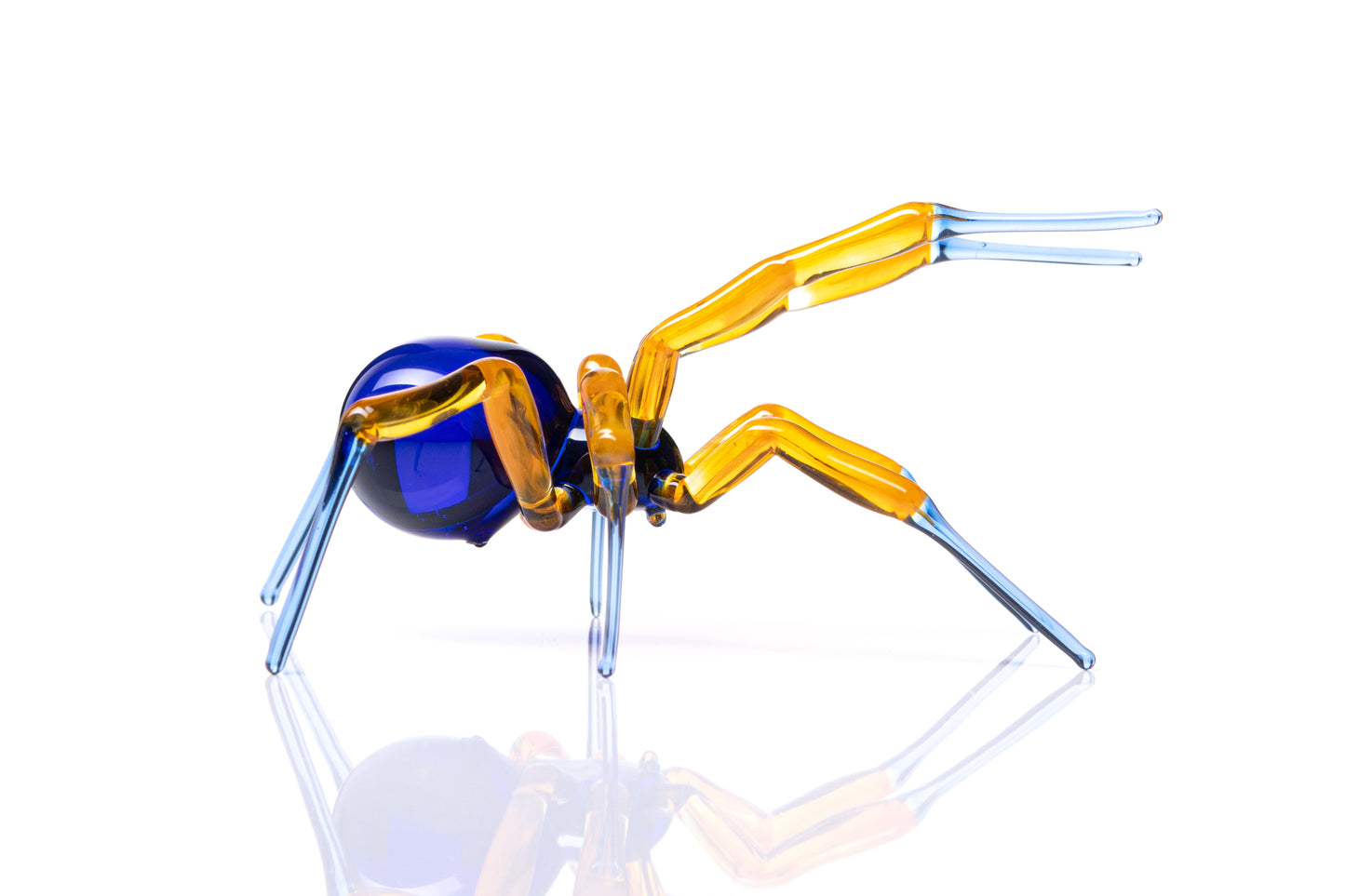 Blown Glass Spider sculpture
