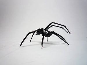 Glass Hand-Blown Glass Spider Collectible Figurine Blown Glass, Sculpture Made Of Glass Spider, blown glass Spider