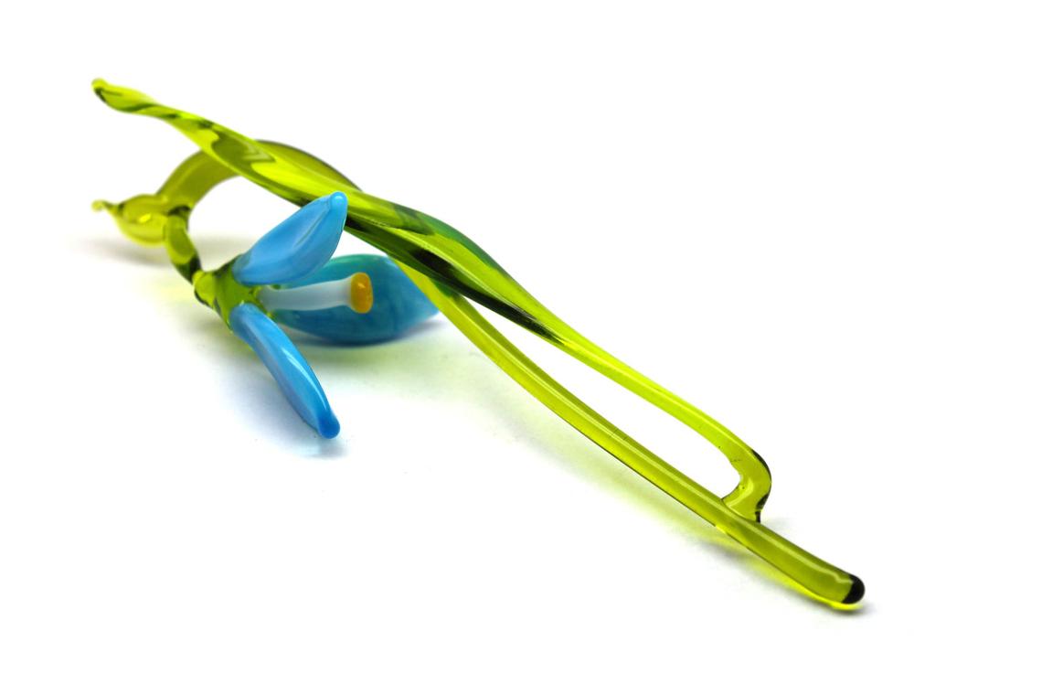 Glass Flower Snowdrop Glass handblown