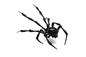 The Skull Spider Glass Spider Figurine Blown Glass Spider Gothic Skeleton Skull Spider hand blown glass