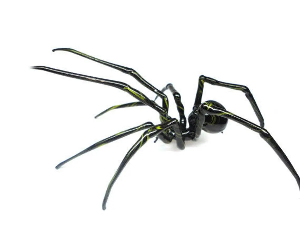 Spider Animals Glass, Art Glass, Blown Glass, Sculpture Made Of Glass