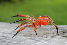Load image into Gallery viewer, Decorative Glass Spider Miniature Sculpture for Halloween
