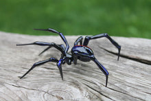 Load image into Gallery viewer, Unique Handmade Glass Spider Mini Figurine for Arachnid Lovers
