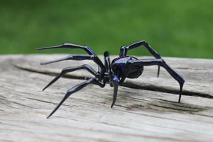 Unique Handmade Glass Spider Mini Figurine for Arachnid Lovers