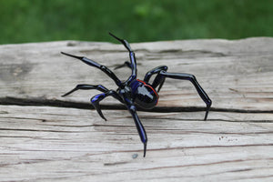 Unique Handmade Glass Spider Mini Figurine for Arachnid Lovers