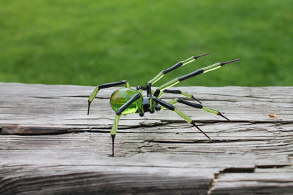 Handmade Mini Glass Spider Figurine for Collectors of Arachnids