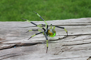 Handmade Mini Glass Spider Figurine for Collectors of Arachnids