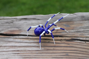 Charming Miniature Glass Spider Sculpture for Home or Office
