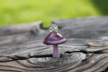 Load image into Gallery viewer, Glass Garden Sprout Miniature - Intricate Crystal Mushroom Figurine
