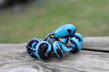 Load image into Gallery viewer, Purple Blue Glass Octopus Sculpture
