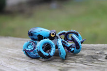 Load image into Gallery viewer, Purple Blue Glass Octopus Sculpture
