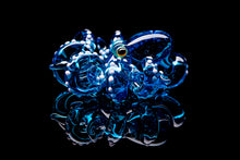 Load image into Gallery viewer, Deep Blue Blown Glass Octopus
