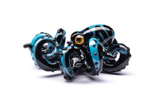 Load image into Gallery viewer, Black-Blue Blown Glass Octopus glass figurine
