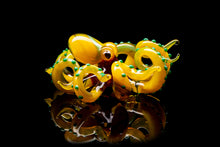 Load image into Gallery viewer, The Yellow-Red Octopus pendant
