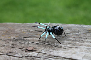 Mini Glass Spider Figurine