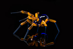 Blown Glass Spider sculpture