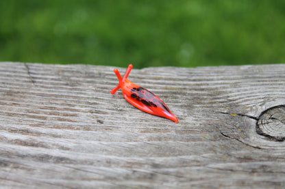 Spotted Slug glass sculpture