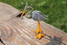 Load image into Gallery viewer, Glass Heron Bird Glass Sculpture
