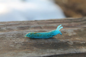 Garden Slug glass sculpture