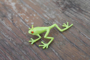 Blown Glass Frog Sculpture poison dart frog Figurine murano art collectible
