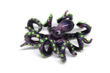 Load image into Gallery viewer, Violet Blown Glass Octopus Sculpture
