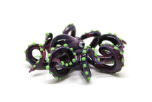 Load image into Gallery viewer, Violet Blown Glass Octopus Sculpture
