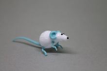 Load image into Gallery viewer, Handmade Blown Glass Small Figurine Brown Rat
