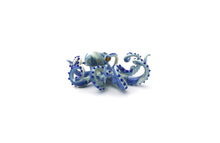 Load image into Gallery viewer, Sky Blue Blown Glass Octopus Sculpture
