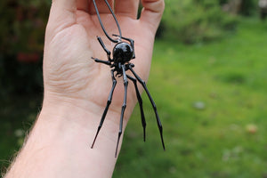 Pendant Spider Animals Glass, Hanging Blown glass