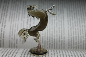 Glass Horse Figurine Hand-Blown Collectible Art Glass