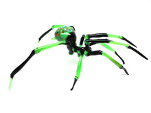 Load image into Gallery viewer, GLASS SPIDER lampwork  Glass animal, Art Glass Spider Figurine Glass Figurine Animal Figure Glass Sculpture
