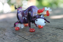 Load image into Gallery viewer, Blown Glass Cow Sculpture  Animals Glass
