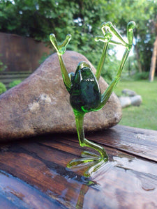 Copy of Frog glass Miniature, Animals Glass, Art Glass, Blown Glass