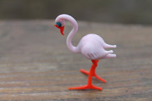Load image into Gallery viewer, Glass Flamingo Bird Glass Sculpture
