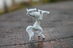 Glass Horse Figurine Hand-Blown Glass