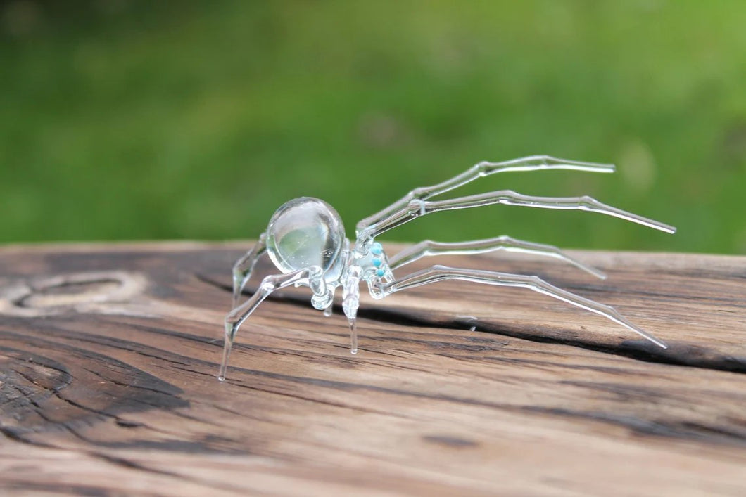 Spider Animals Glass, Art Glass, Blown Glass, blown glass figurine, stained glass, hand blown glass,