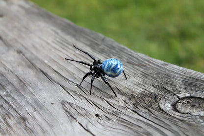 Spider Animals Glass, Art Glass, Blown Glass, Sculpture Made Of Glass, blown glass figurine