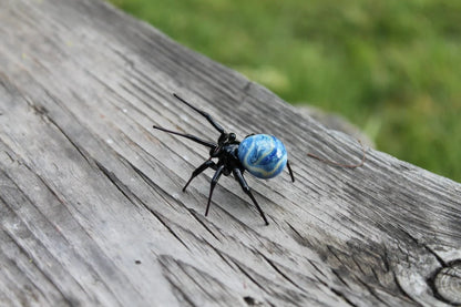 Spider Animals Glass, Art Glass, Blown Glass, Sculpture Made Of Glass, blown glass figurine