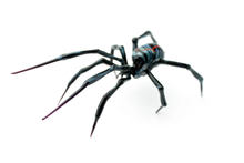 Load image into Gallery viewer, Spider Animals Glass, Art Glass, Blown Glass, Sculpture Made Of Glass, blown glass figurine
