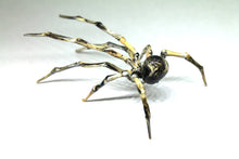 Load image into Gallery viewer, Spider Animals Glass, Art Glass, Blown Glass, Sculpture Made Of Glass, Black widow spider
