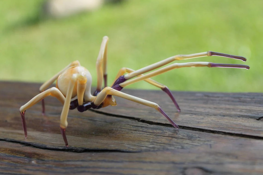 Spider Animals Glass, Art Glass, Blown Glass, Sculpture Made Of Glass, blown glass figurine