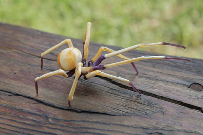 Spider Animals Glass, Art Glass, Blown Glass, Sculpture Made Of Glass, blown glass figurine