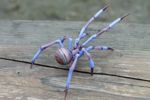 Spider Animals Glass, Art Glass, Blown Glass, Sculpture Made Of Glass
