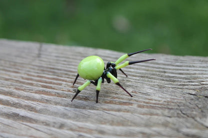 Spider Animals Glass, Art Glass, Blown Glass, Sculpture Made Of Glass, blown glass figurine