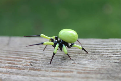 Spider Animals Glass, Art Glass, Blown Glass, Sculpture Made Of Glass, blown glass figurine