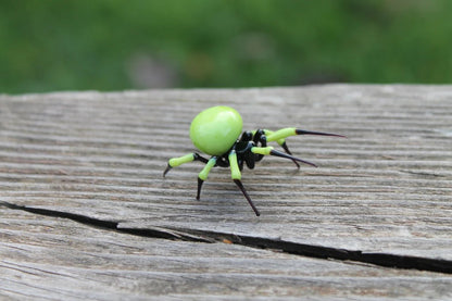 Spider Animals Glass, Art Glass, Blown Glass, Sculpture Made Of Glass, blown glass figurine