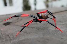 Load image into Gallery viewer, Spider Animals Glass, Art Glass, Blown Glass, Sculpture Made Of Glass, blown glass figurine
