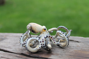 Blown Glass Octopus glass figurine Octopus Glass Ocean Octopus Kraken Glass Octopus Figurine
