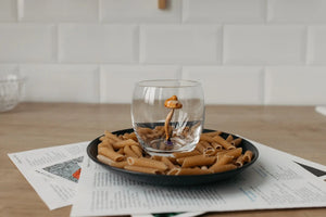 Glass Mushroom Aesthetic Drink Glass Gift Idea Handcrafted Figurines Mushroom